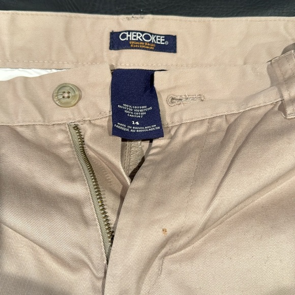 Cherokee Boys Khaki Pants Size 14 - Picture 3 of 3